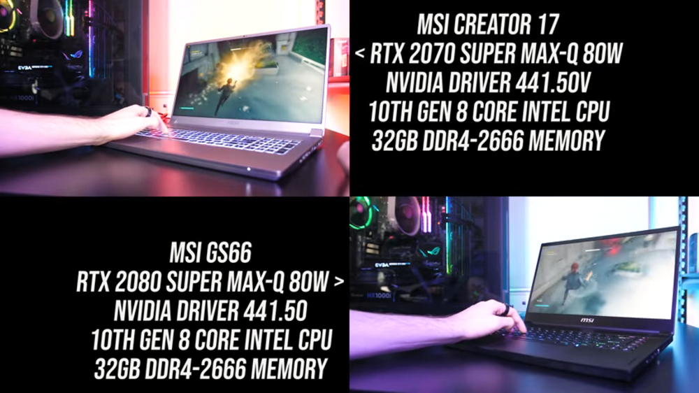2070 Super Max-Q vs 2080 Super Max-Q - Gaming Laptop Comparison