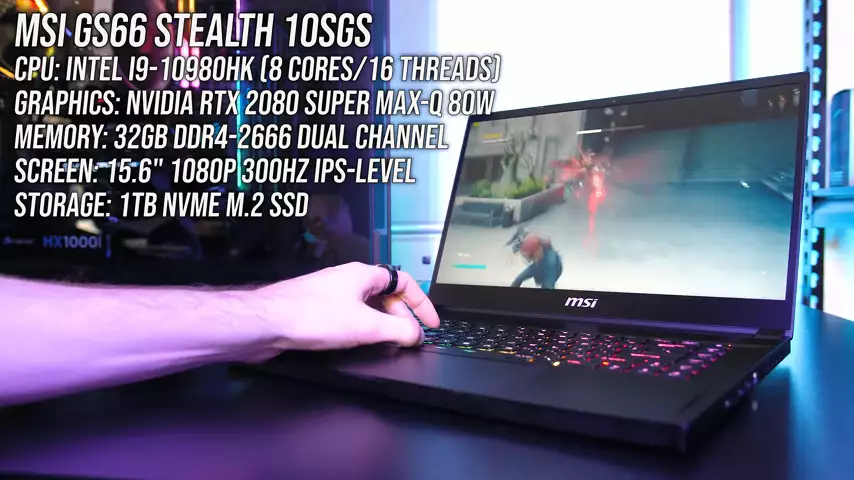 MSI GS66 - How Does It Perform In Games? 21 Games Tested!