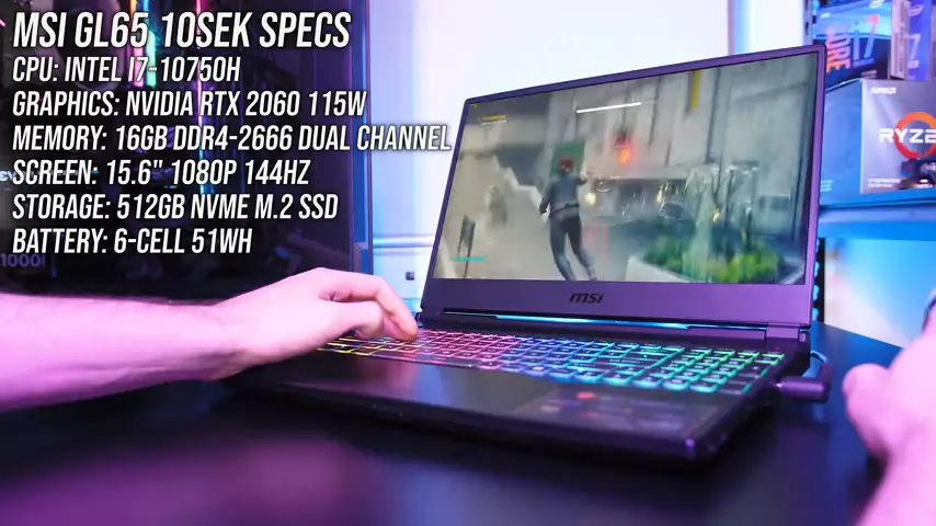 New RTX 2060 115W Gaming Benchmarks! MSI GL65 20 Game Test