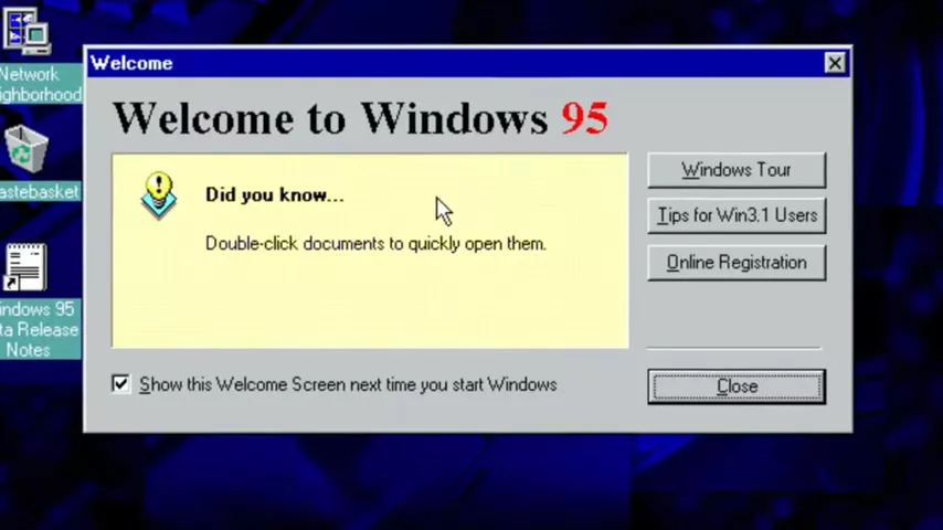 Why Windows 95 is AWESOME (History and Features)