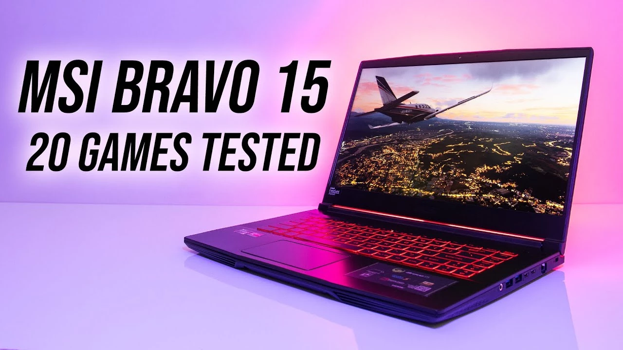 MSI Bravo 15 (4600H + 5500M) Tested In 20 Games!