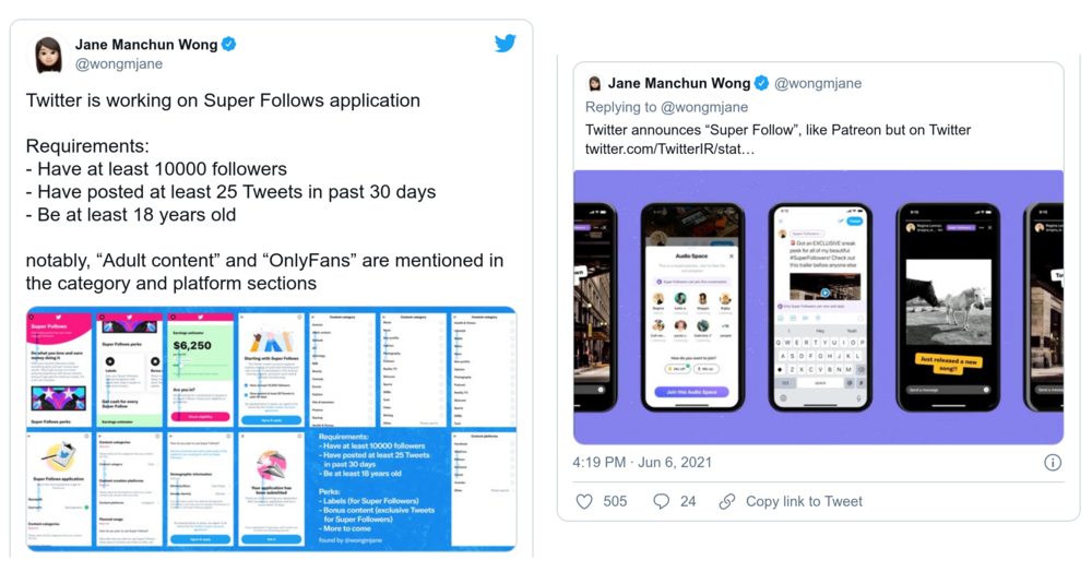 Twitter's premium 'Super Follows' subscriptions may be launch soon