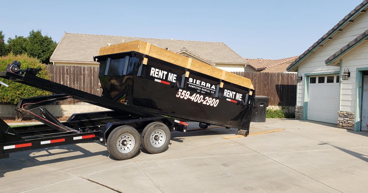 Junk Removal Company Sierra Dumpster Rental Fresno CA