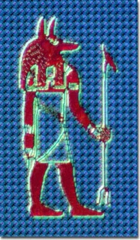 The Ancient Egyptian god Anubis