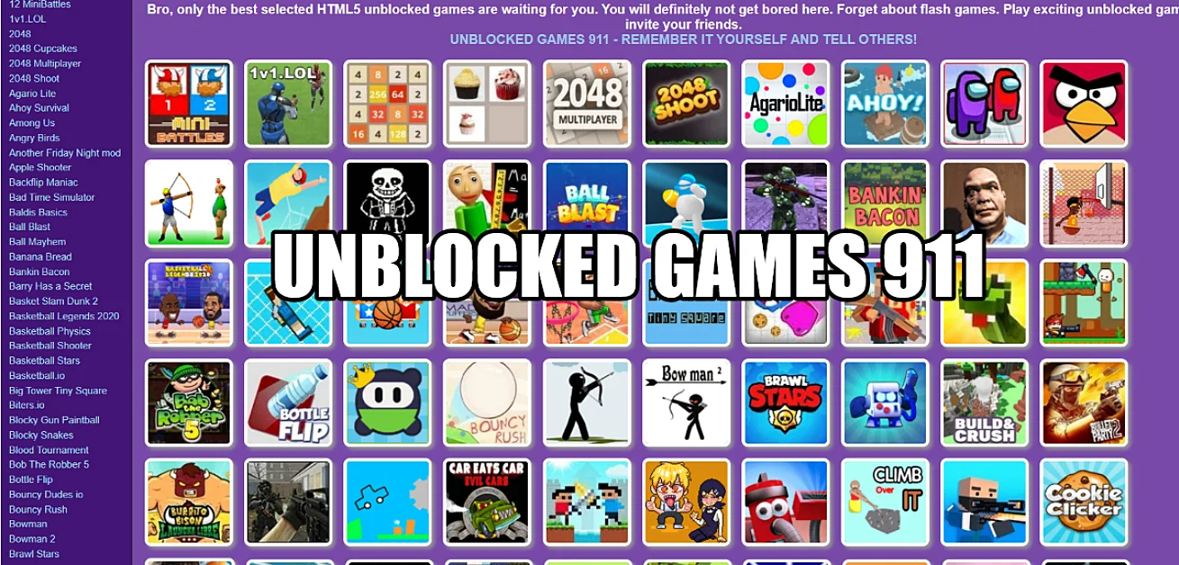 Unblocked Games 911 | Check People Reviews
