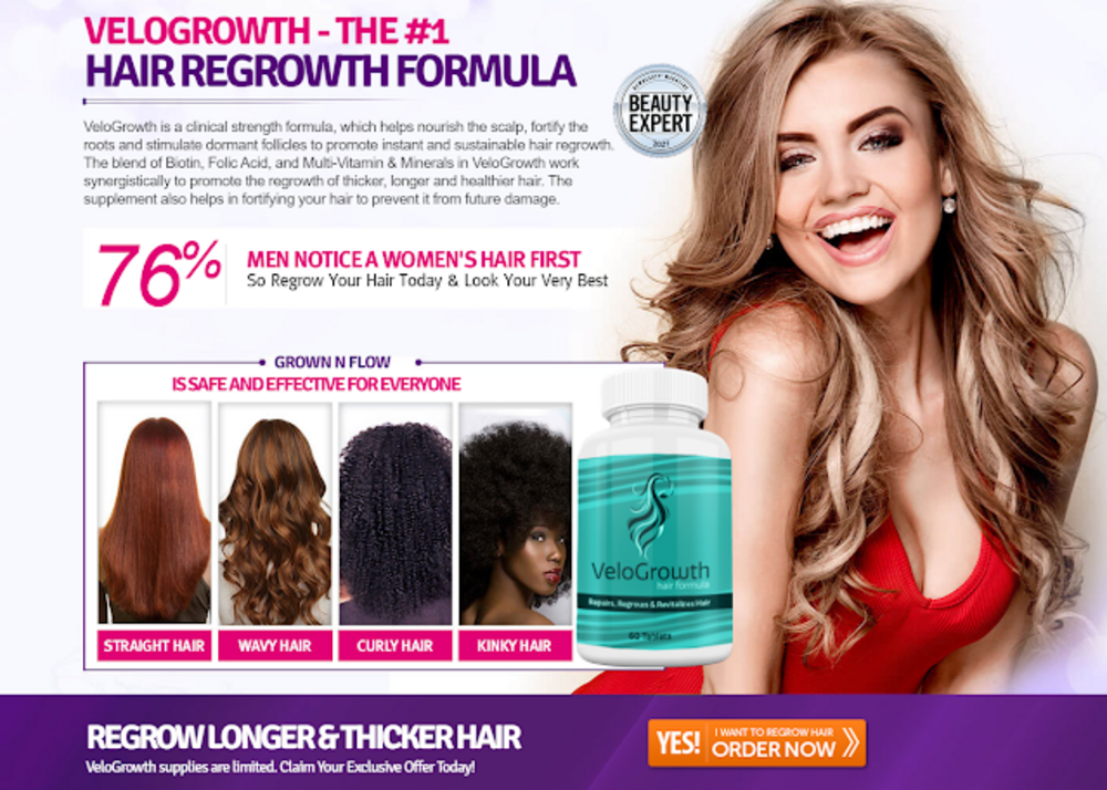 Velo Growth Hair[Warning Exposed 2022] Does It Work? Urgent Customer Update!