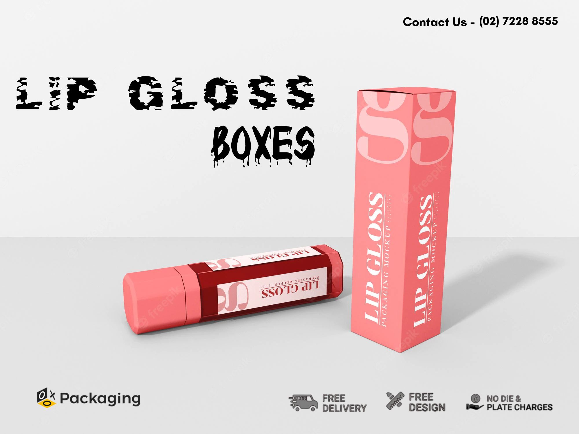Custom Lip Gloss Boxes for all Your Lip Gloss Packaging