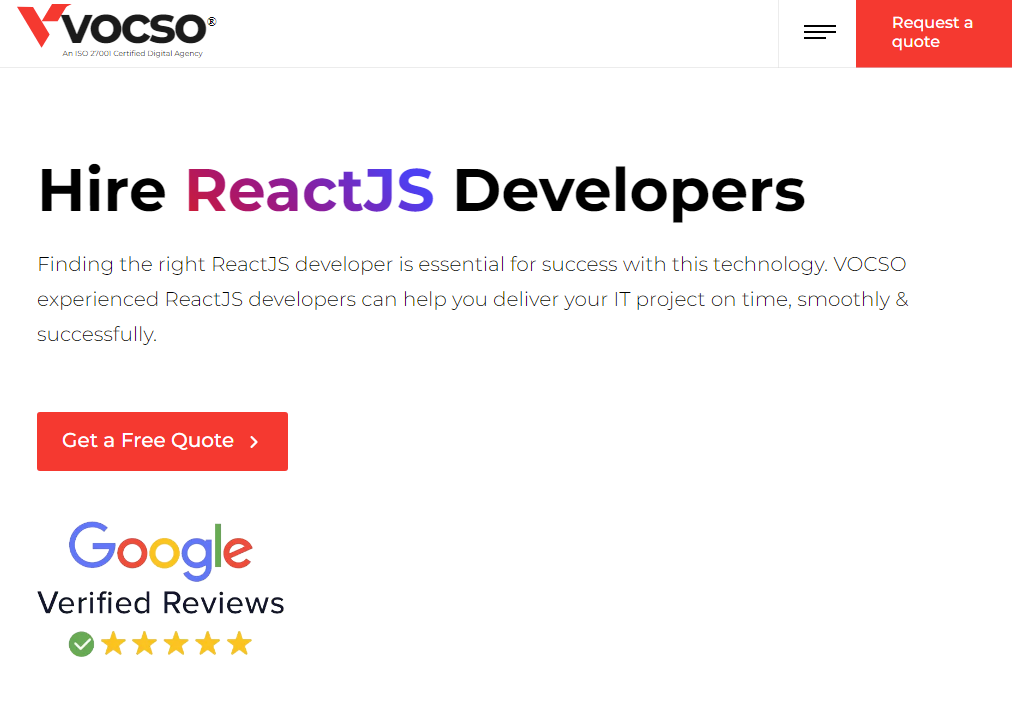 10 Best Companies for Hiring Dedicated React Js Developers 