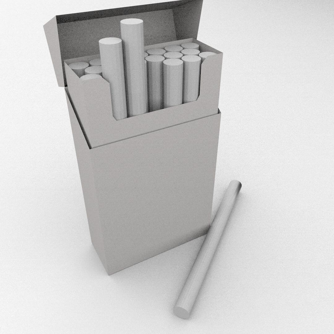 Cigarette box templates