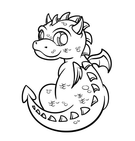 Draw A Baby Dragon