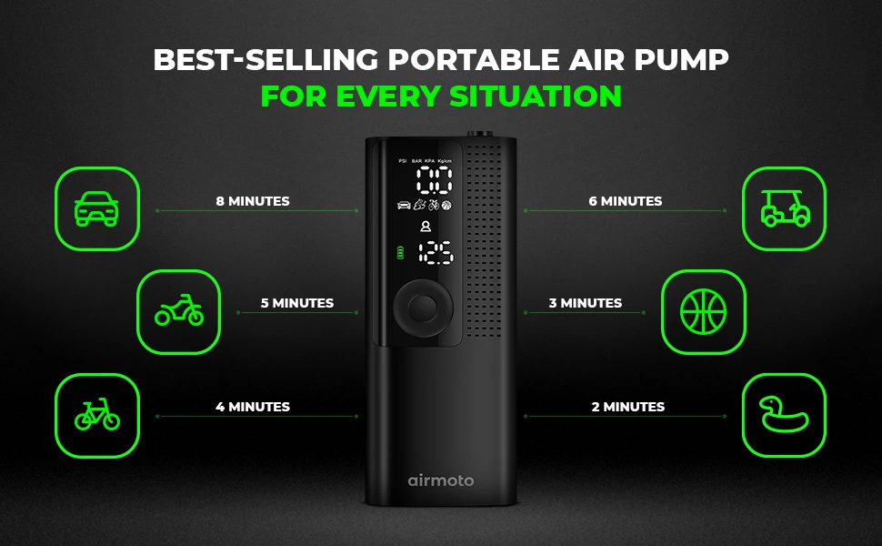 Airmoto air pump reviews: USA and Canada update, read more!