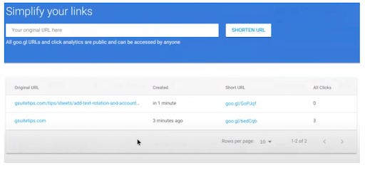 Free Custom URL Shorteners Alternatives to goo.gl