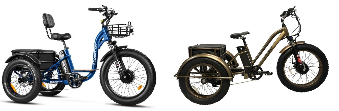 Electric Trike Comparison: Addmotor GRANDTAN M-340 vs Electric Fat Trike