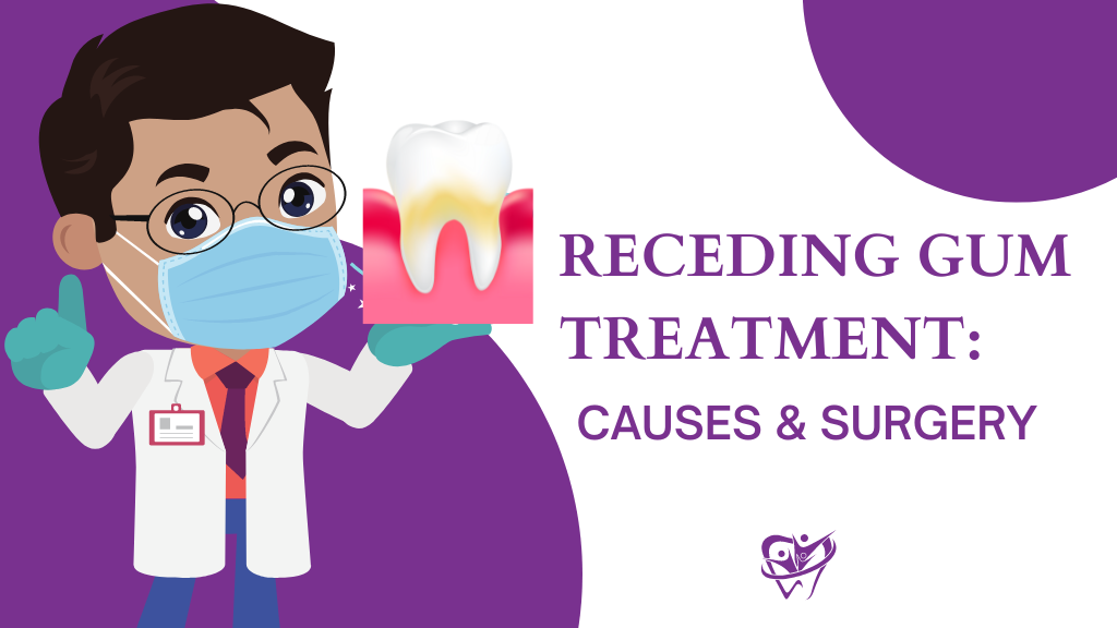 Receding Gum treatment: causes & surgery