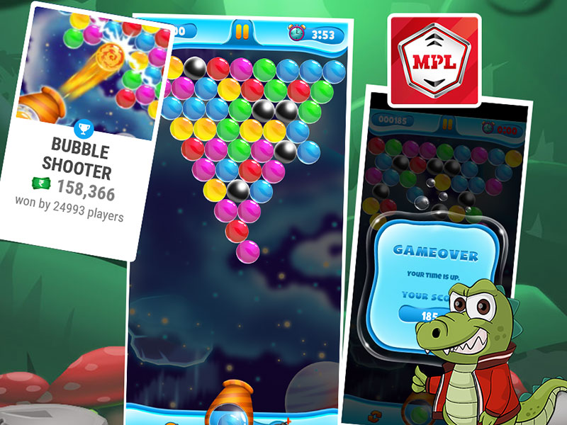 bubble shooter game banner