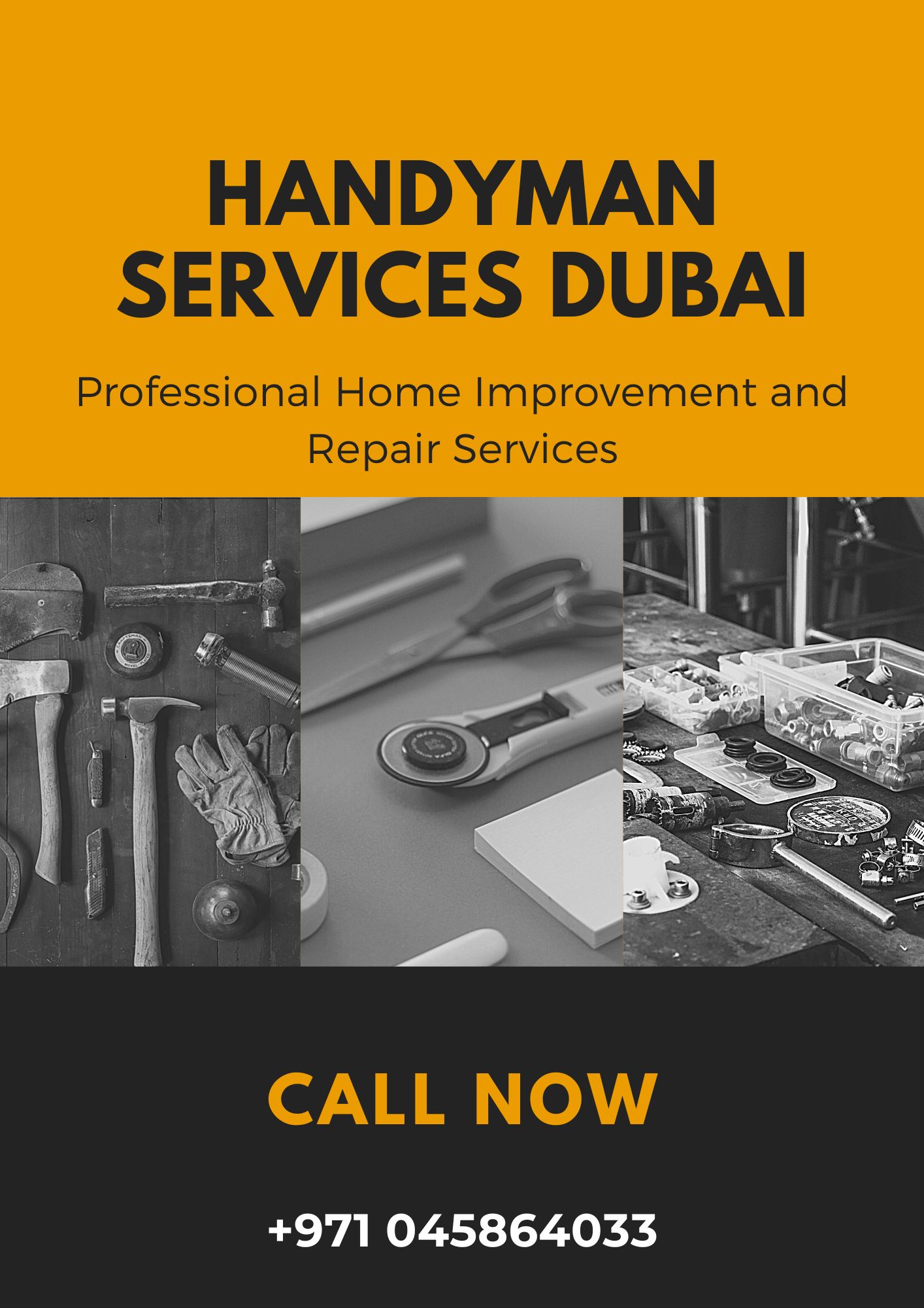 What is a professional handyman Dubai and what is their contact number?