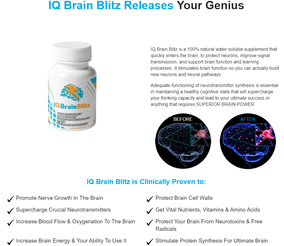 IQ Brain Blitz [Warning Exposed 2022] Does It Work? Urgent Customer Update!