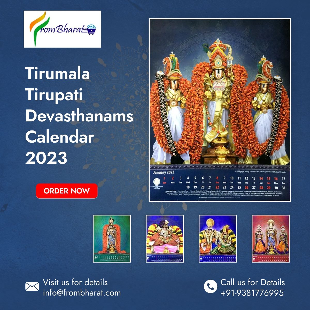 Tirumala Tirupati Devasthanams Calendar 2023
