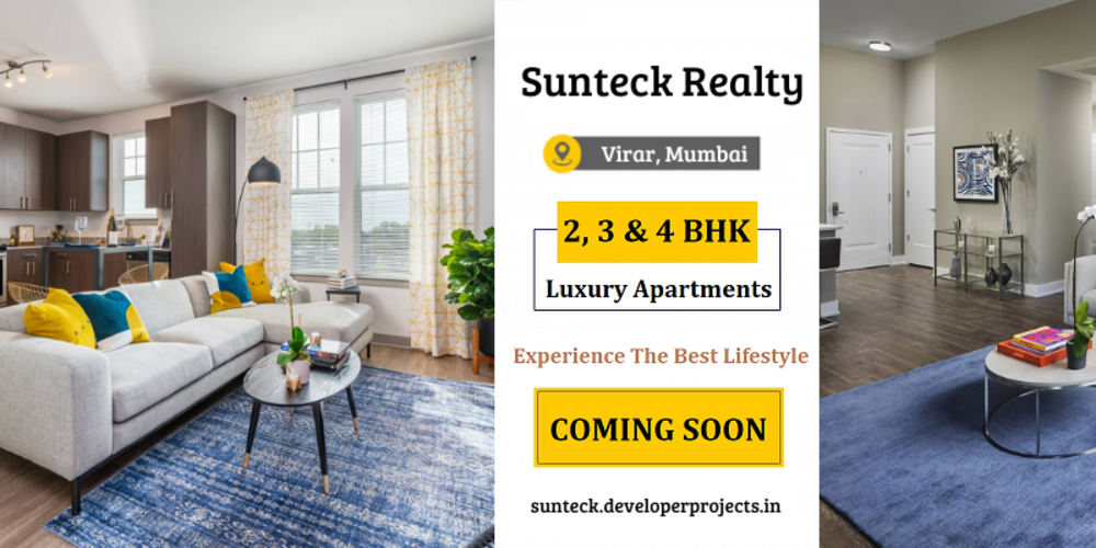 Sunteck Virar Mumbai - A New Residential Paradise For You