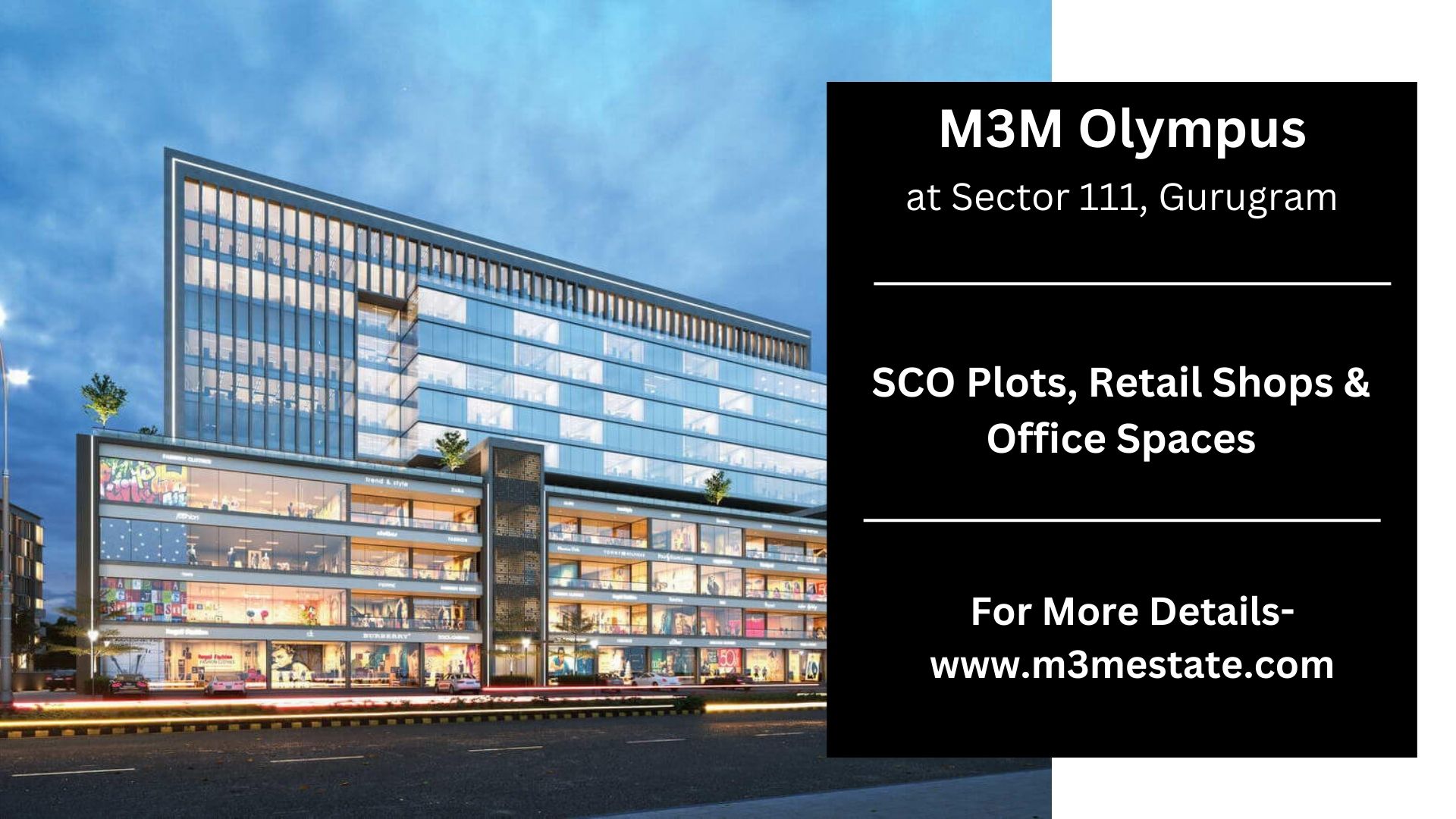 M3M Olympus At Sector 111 Gurgaon | The Monument Built On Perfection