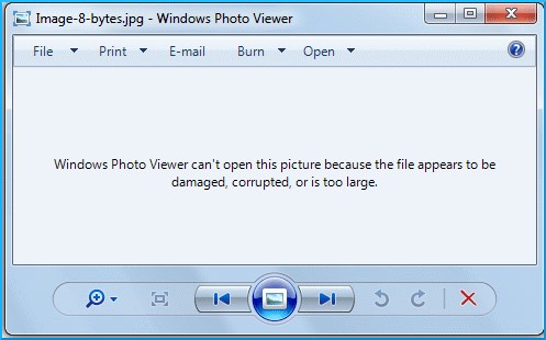 working fixes to repair corrupted JPEG files