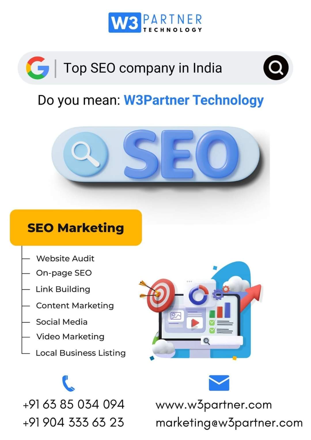Best SEO Cosultant in Chennai - W3Partner Technology | About Us