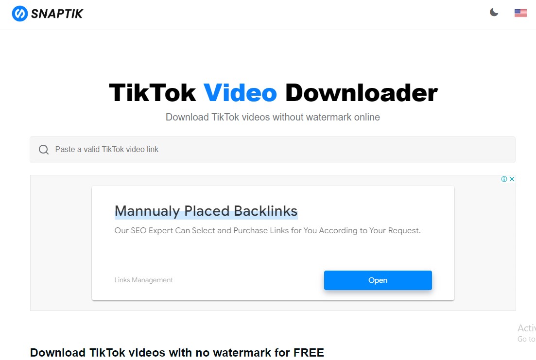 Using ssstik.io for Free Downloading of TikTok Videos