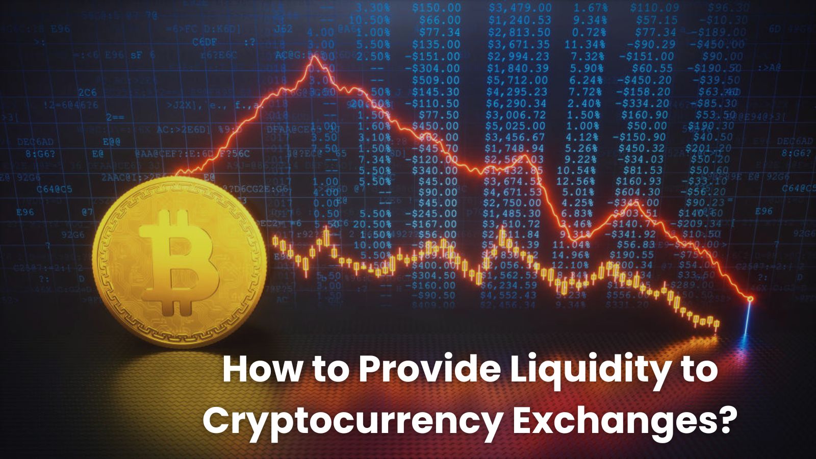 How to Provide Liquidity to Cryptocurrency Exchanges?