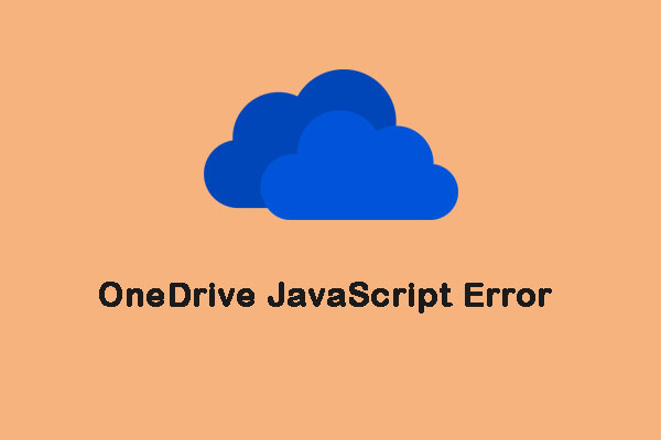 Fix OneDrive JavaScript Error