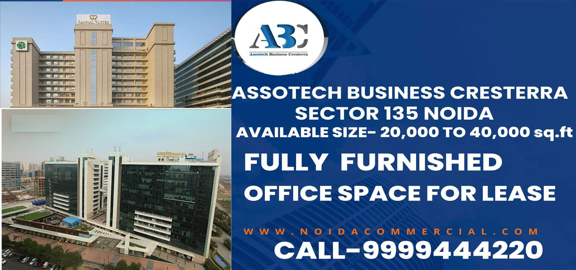 Assotech Business Cresterra: Office Space For Lease in Sector 135 Noida