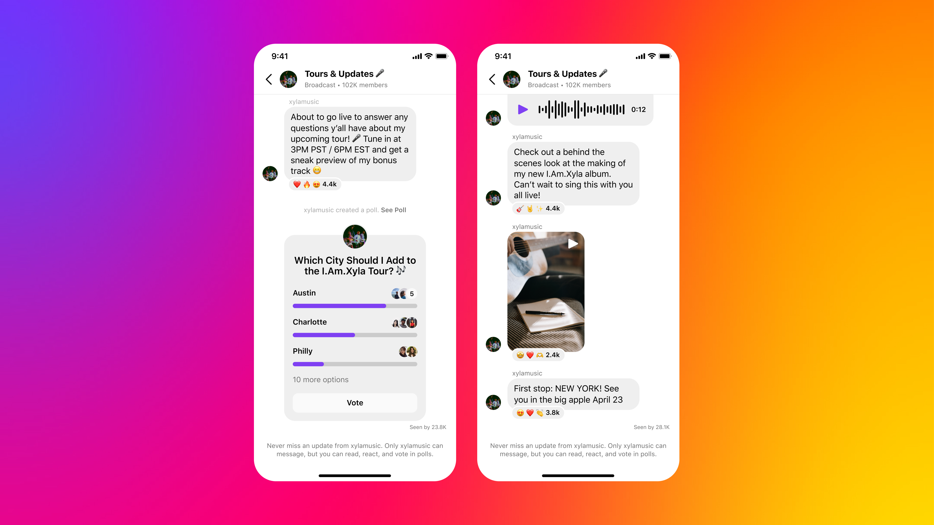Saluran Instagram: masa depan komunikasi langsung dengan pengikut Anda