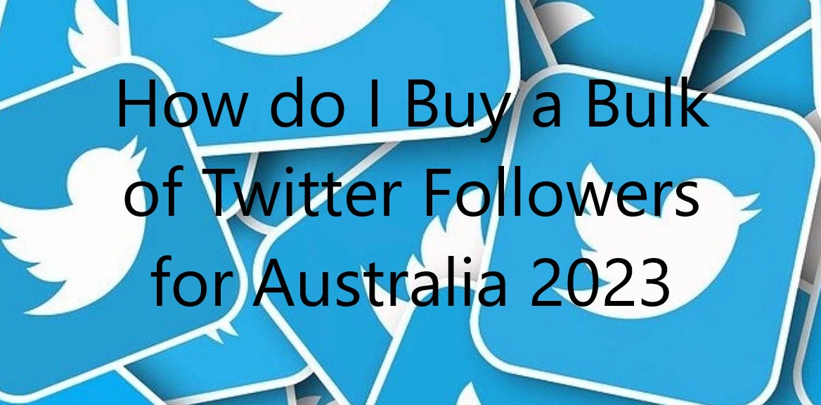 How do I Buy a Bulk of Twitter Followers for Australia 2023?