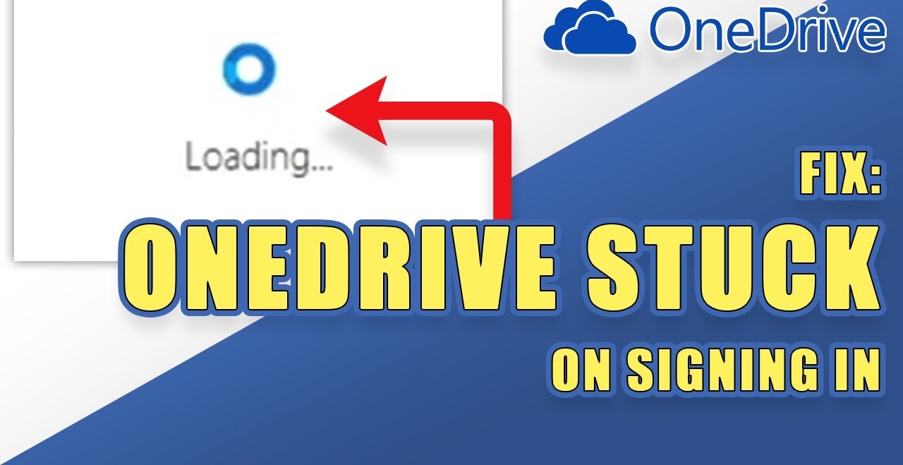 How to Fix OneDrive Stuck at Signing in