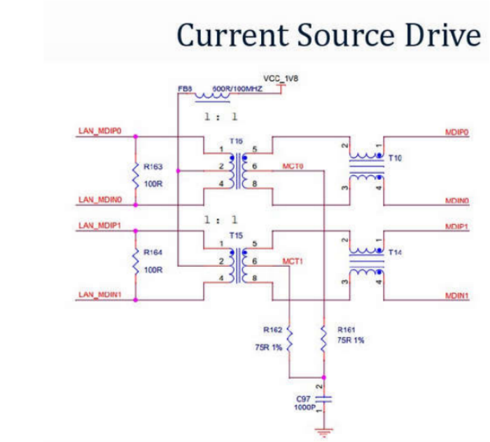 Design and Application of Ethernet Interface Connected to Transformer