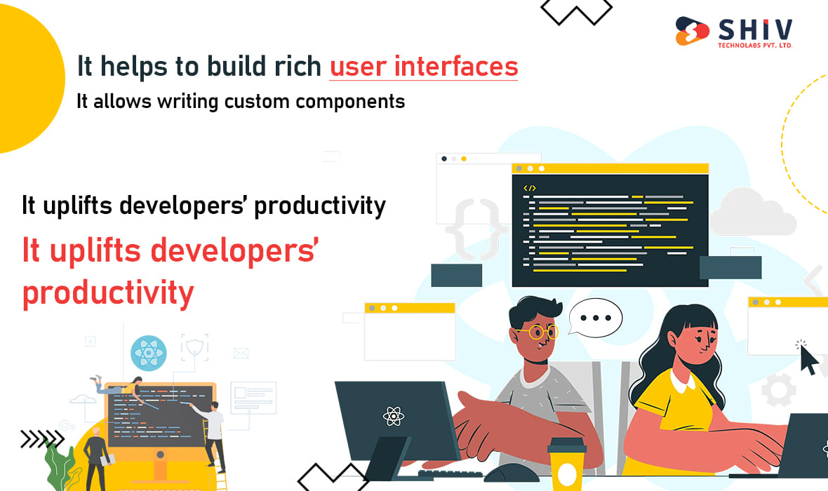 It helps to build rich user interfaces.