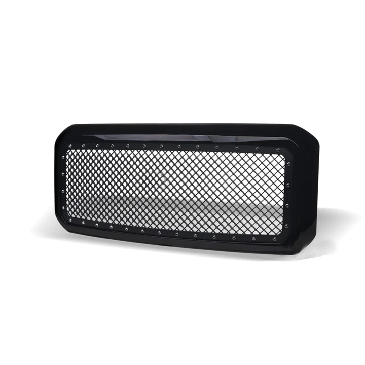 Elevate Your Ford F250/F350's Front End with Upgraded Front Bumpers and Stylish Mesh Grilles