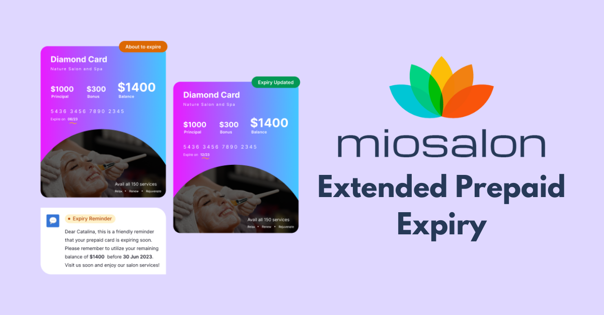 Efficiency Enhanced: Day Spa Software with Extended Prepaid Expiry for Streamlined Management