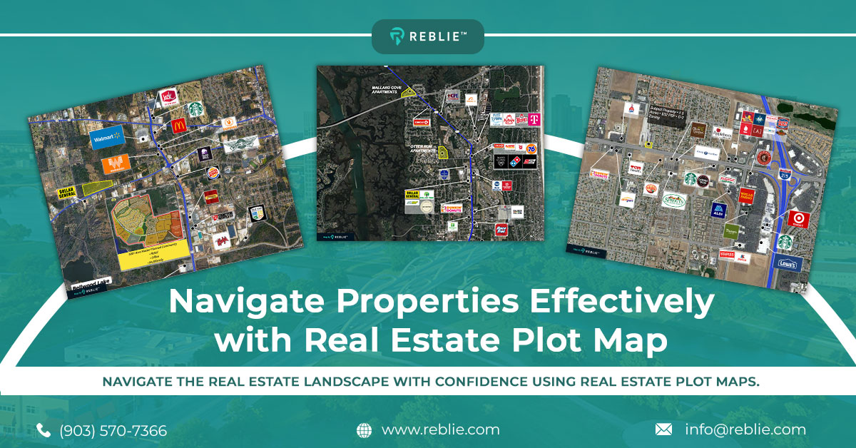 Real Estate Plot Map