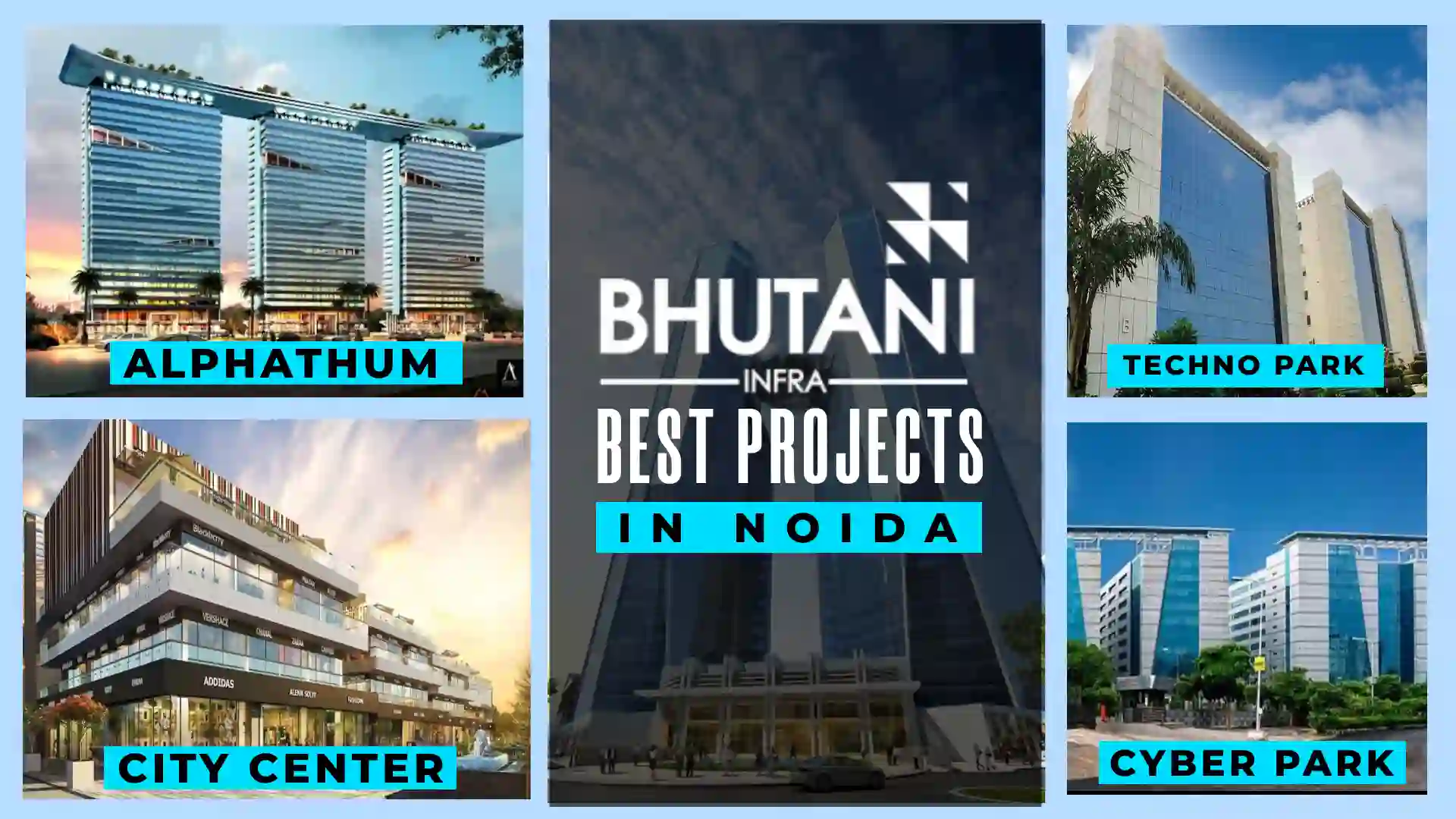 Best Five Commercial Projects By Bhutani Infra in Noida