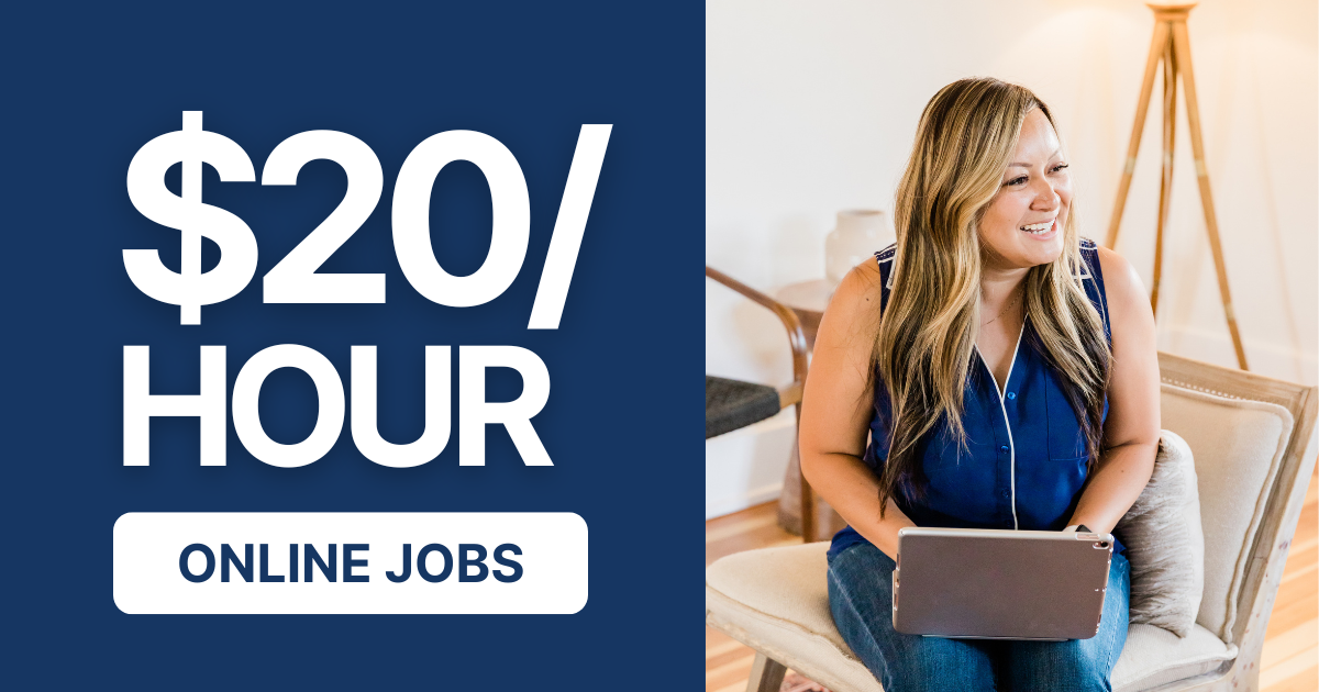 How to get a $20 per hour online job?