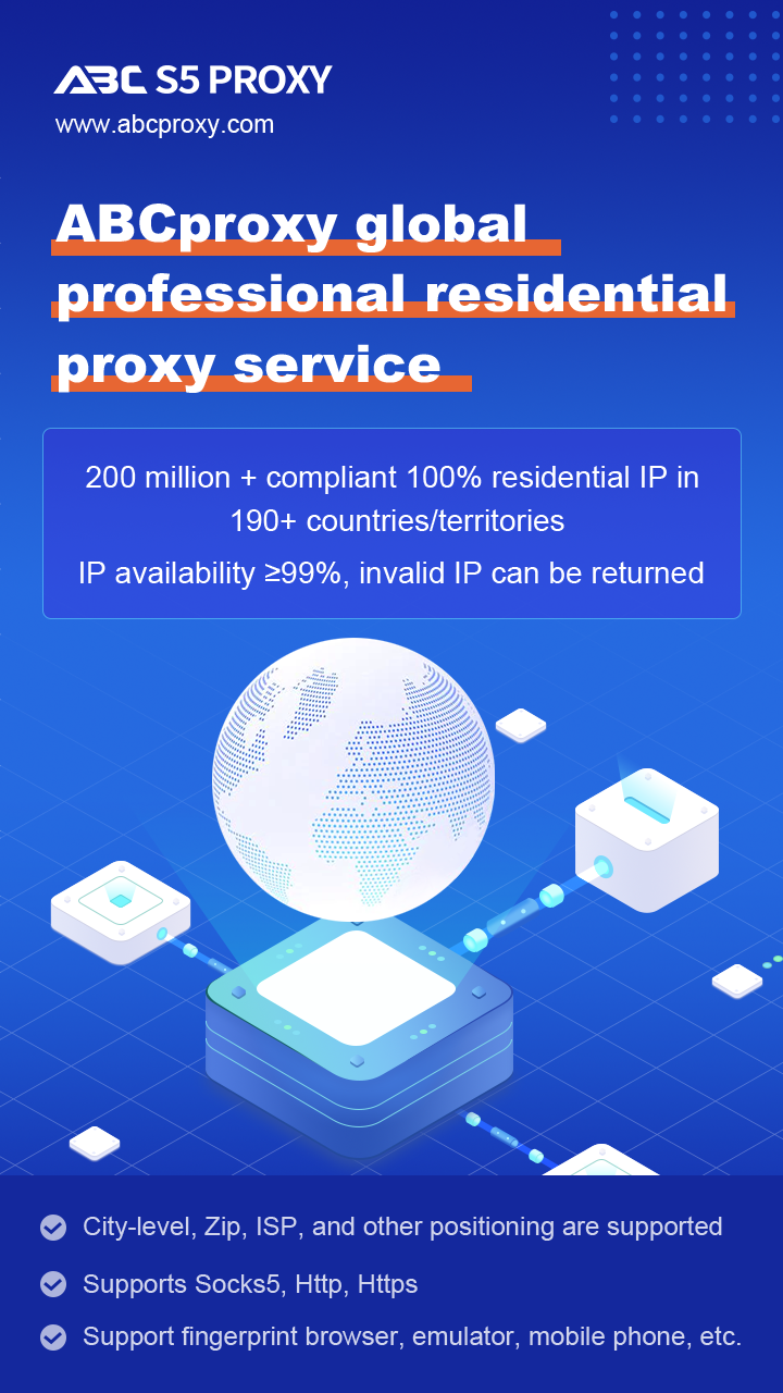 Discover the Power of Real Residential IP Proxies with ABCproxy