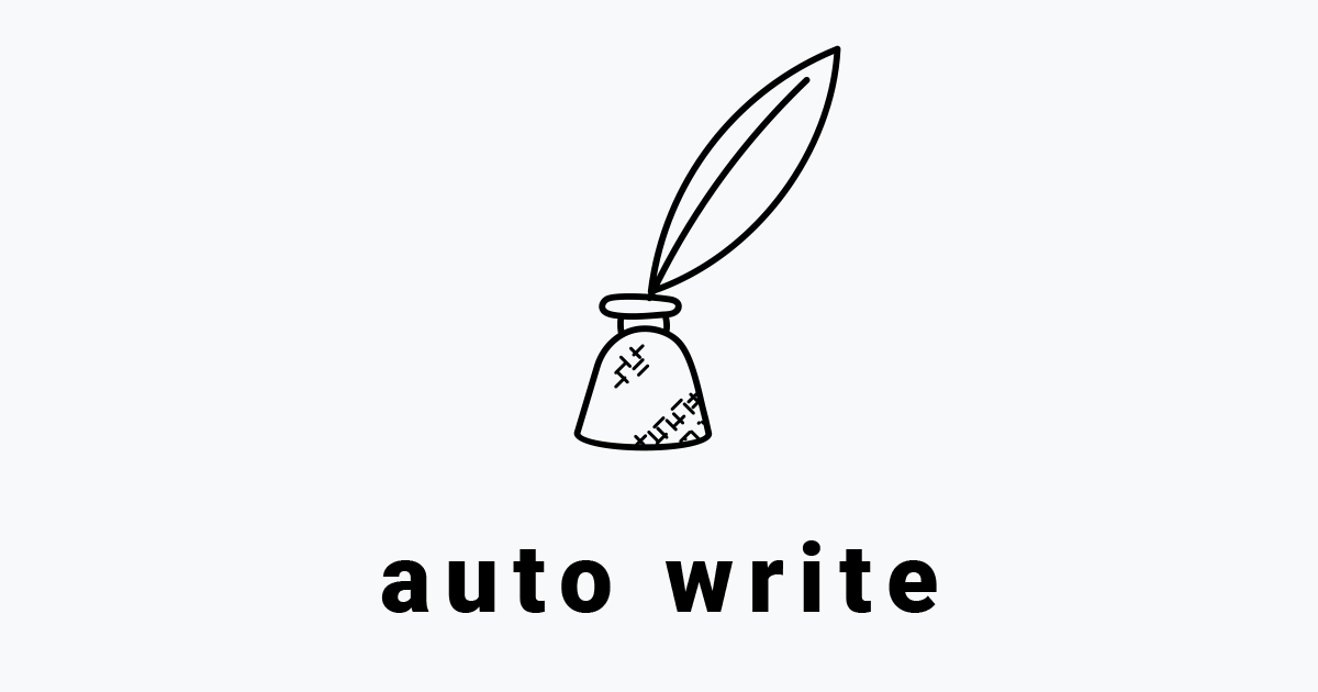 Writing Better, Faster, and Smarter with autowrite?