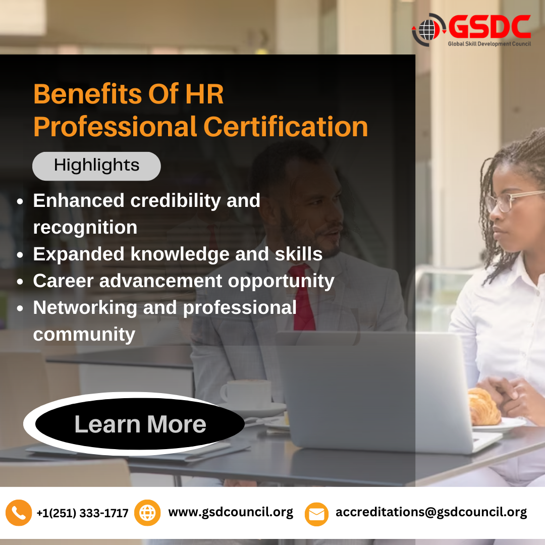 Benefits Of HR Professional Certification
