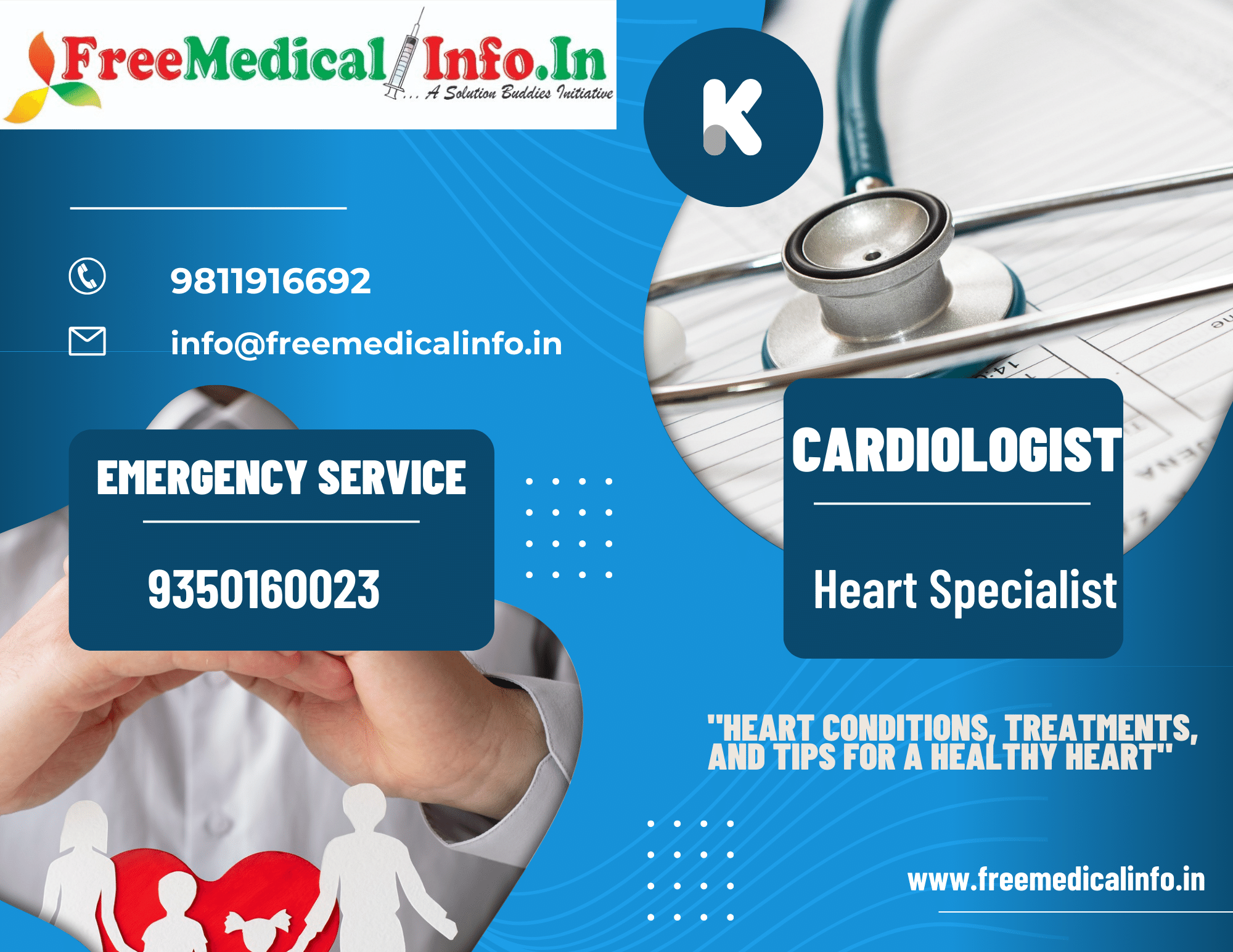 Information about common heart problems and treatments, as well as heart-healthy lifestyle suggestions