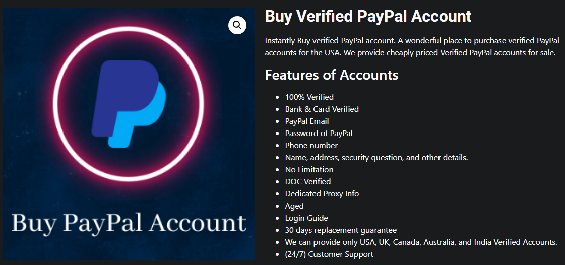 buy verified PayPal account 