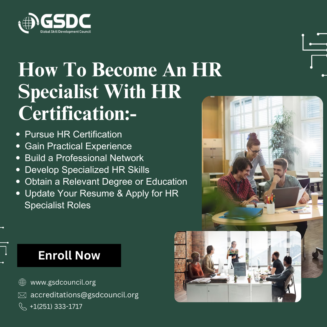 How to become HR Specialist with HR Professional Certification