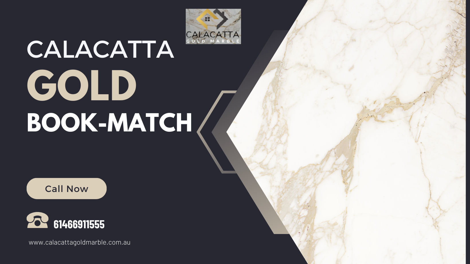Calacatta Gold Book-Match 