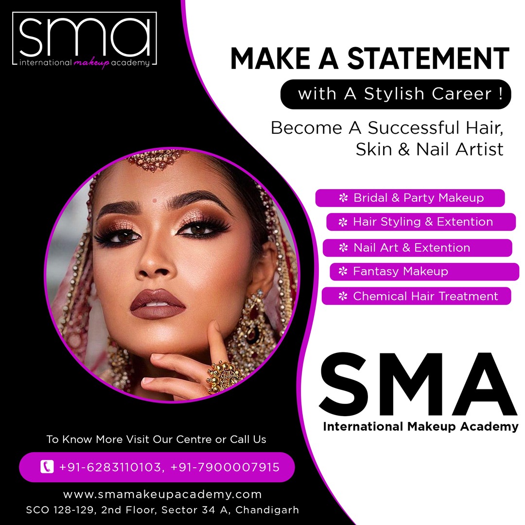 Elevate Your Glam with SMA International Makeup Academy - Chandigarh