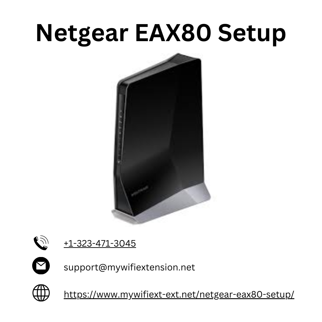 Netgear EAX80 Setup
