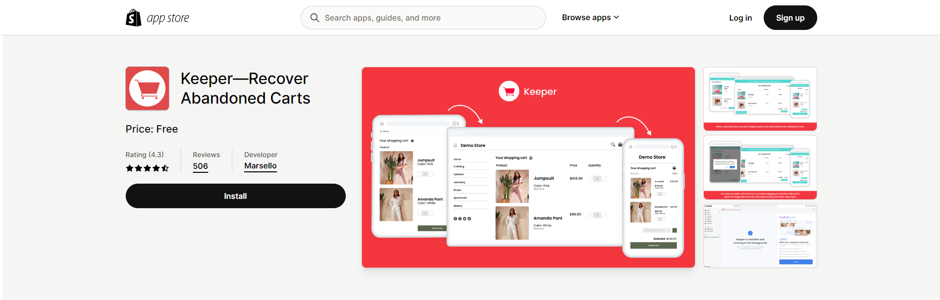 Keeper Shopify Apps